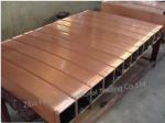 Square Shape OEM CCM Mould Tube Billet Casting Red Copper Tube