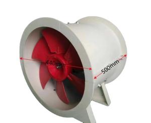 China 400mm SS304 Axial Flow Exhaust Ventilation Fan for Advertising Company Power kW 1.1-37 factory