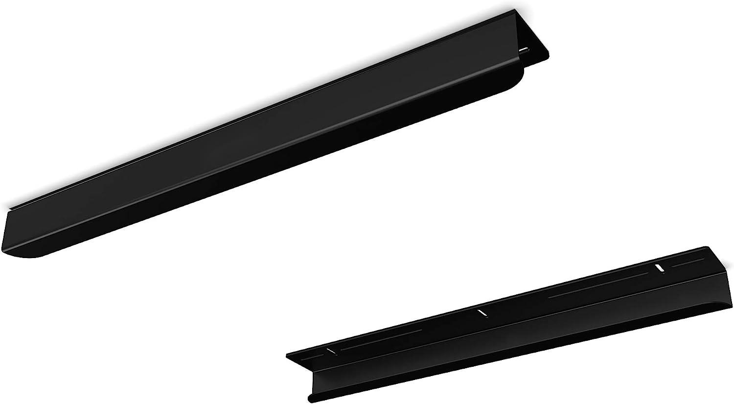Metal Overhead Storage Bin Rack for Garage Ceiling Black Ceiling Rails for Garage