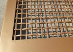 Architectural Flat Crimped Woven Wire Mesh 310S 2205 Decorative Wire Grille