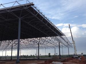 China Prefabricated Light Steel Frame Building Structures for Gas Stations | Durable and Efficient Designs factory