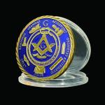 Free Sample Custom Coin Copper Soft Enamel Metal US Euro 3D Sided Coin Company 8