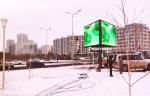 SMD3535 500W/M2 Pole Mounted LED Billboard DVI Graphics