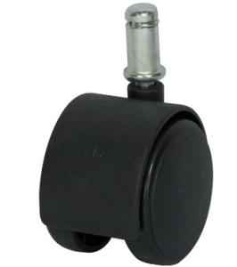 China 50mm grip ring stem chair casters for carpet factory