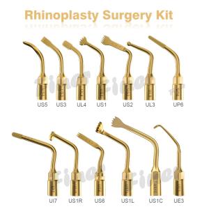 China Stainless Steel 29KHz Rhinoplasty Surgery Tip Dental Implant Preparation Piezo Bone Surgery Tip factory