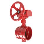 Manual Stainless Steel Worm Gear Lug Butterfly Sanitary Valve with Diaphragm