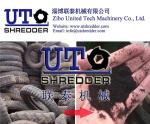 high quality rubber tire crusher / tire shredder / tire breaker / double shaft