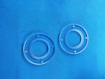 Factory Customized Fused Silica Opaque Quartz Glass Flange250-400KV/CM Frosted
