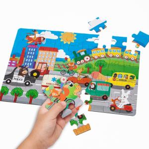 China Less Pieces 1.8mm 2d Paper Jigsaw Puzzle Educational For Children factory