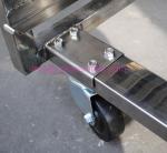 Wheels Drying Mesh Trays Fda Stainless Steel Rack Trolley