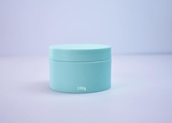 Wholesale &Custom 3.3OZ Cylinder Mono PP Plastic PCR Cosmetic thick wall jar for