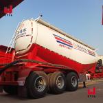 45cbm M3 Transport Bulk Cement Tanker Trailer Semi Carbon Steel