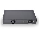 full metal case 4 ports 100Mbps IEEE 802.3af/a standard 65W power backplane