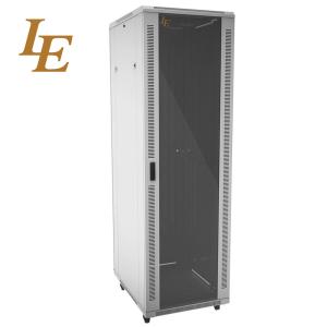 China Adjustable Feet Server Rack Cabinet Enclosure SPCC 19 Inch 42U 800 * 800 RAL7035 Grey Color factory