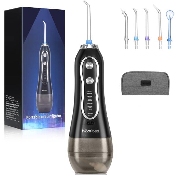 China Over 30 Days Battery Operated Water Flosser With 5 Adjustable Work Modes factory