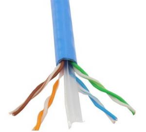 China Communication Telephone Cable Wire Polyvinyl Chloride Insulation Blue Sheath on sale