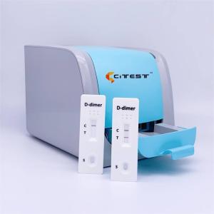 China D Dimer Rapid Test LF Reader Semi Quantitative Diagnosis Of DIC DVT PE factory