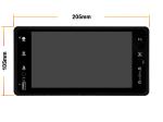 7" Screen OEM Style without DVD Deck For Mitshubishi ASX Lancer Outlander PAJERO