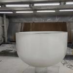 Strong Fiberglass Flower Pots Light Weight GRP Planter Box For Outdoor Indoor