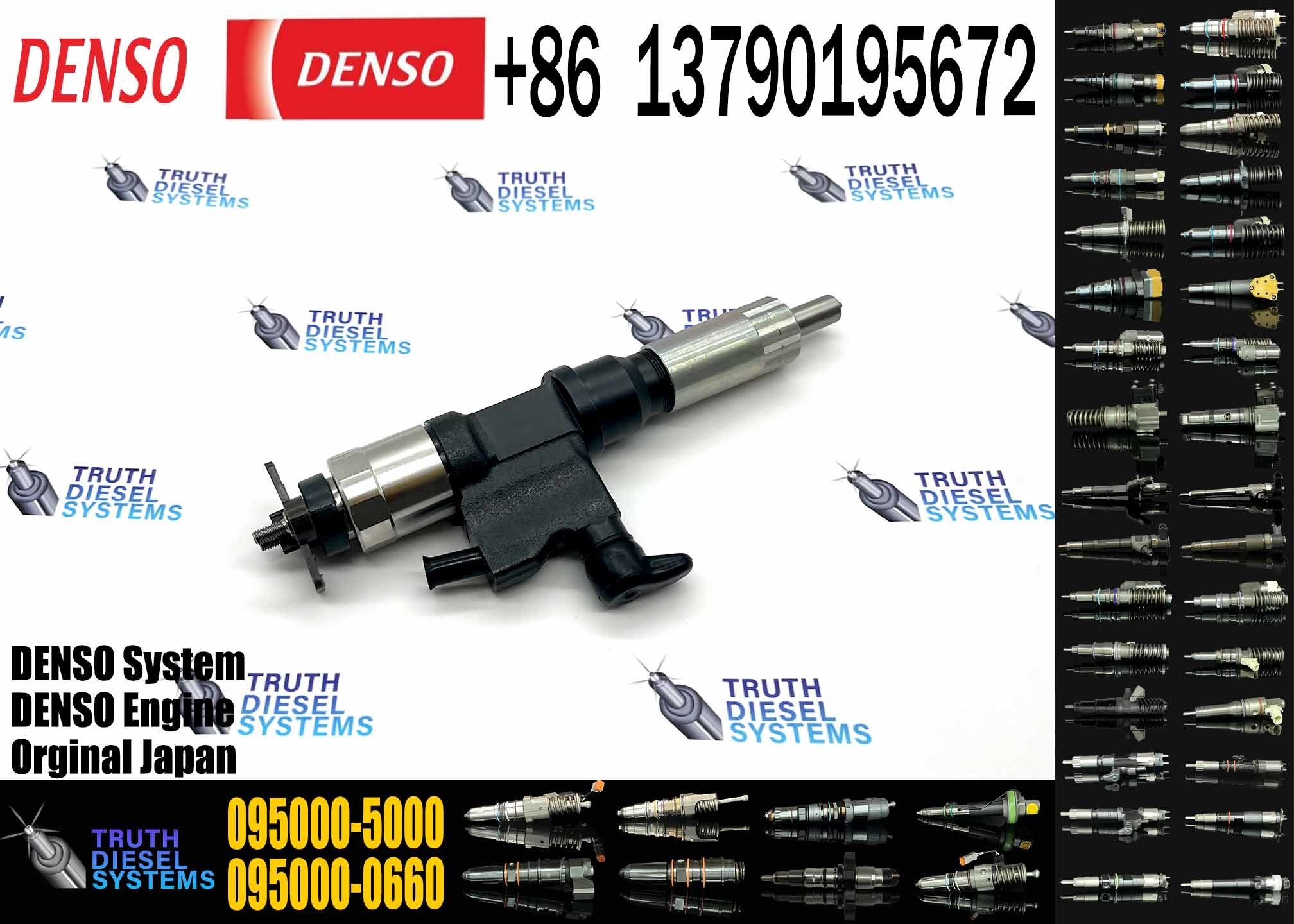 High quality fuel injector Common rail injector for ISUZU 6WG1 Engine 8-97306071-0 8973060710 095000 5000 095000-5000