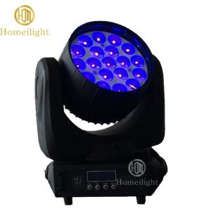 China Martin Mac Aura Zoom Beam Wash Moving Head 19pcs 12W RGBW 4in1 LED Moving Head Light factory