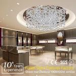 gold modern famous jewelry showcase for shop 2015