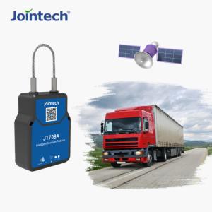 China JT709A Small GPS Lock Keyless Remote Control Tamper Alert For Container Door Monitoring factory