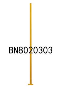 China 6 Feet Height Inline Heavy Duty Metal Posts With 6 X 6 Inch Mounting Base Plate factory