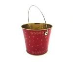 Custom Metal Tin Cans Wine Ice Bucket , Stainless Steel Ice Bucket For Beer