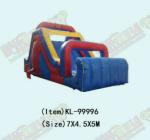 Children Fun Park Large Inflatable Slide With Stopper