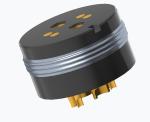 Customized Solder Cup Connector Spring Loaded 6 Pin Pogo Connector