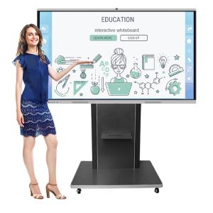 China 4K Resolution 65 Inch Interactive Touch Screen Display Digital Multifunctional factory