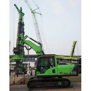 Hydraulic Piling Rig Machine Hire , 65 KN Main Winch Line Pull Pile Driver Equipment Max. drilling depth 16 m