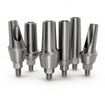Anodize Surface Finish Cnc Precision Parts Small Dental Implant Base Titanium