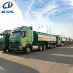3 axle fuel tank trailer/50000 liters gasoline transport tank trailer/Kingpin 2"