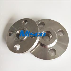 China ASME / ANSI B16.5 2205 / 2507 Flanges Pipe Fittings , Duplex Steel Slip On Flange factory