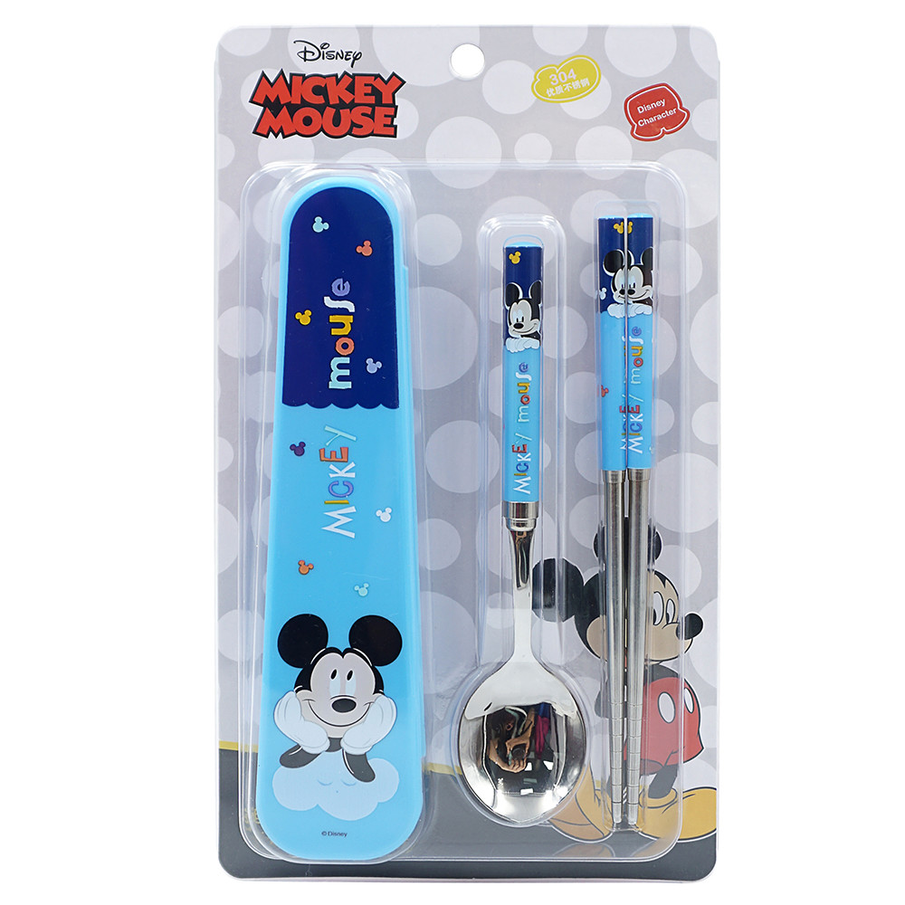 3Pieces Girls Tableware Cutlery Utensil Set With Stainless Steel Fork Spoon