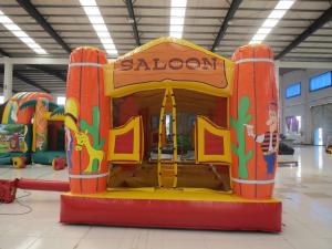 China Kids Inflatable Bouncy Castle with Safe Net Commercial Grade Bounce House Jumpy Castle for Park factory