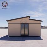 Double Wing Foldable 20ft Container box House With Sandwich Panel Roof