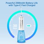 Electric Water Flosser For Teeth 300ml Water Tank Capacity IPX7 Waterproof Grade