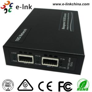 China Standalone Fiber Ethernet Media Converter 3R Repeater XFP To XFP Web Management factory