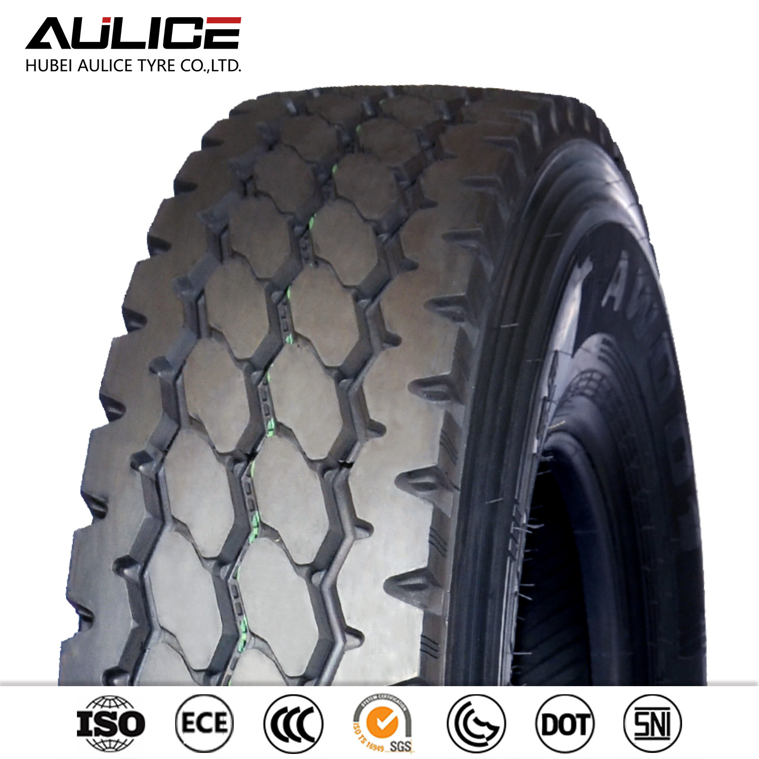 10.00 R20 Radial Commercial Truck Tires Open Shoulder Design