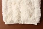 100% Polyester Children'S Winter Clothes Girl's White Plush Vest