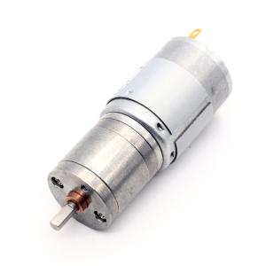 China ASLONG JGA25-385 12V 20-2272RPM Mini Low Speed Small Motor Circular Shaft Low Speed High Torque Dc Motor 12v factory