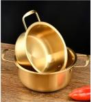 Unbreakable noodle soup bowl Double Wall Stainless Steel Bowls Pasta Serving