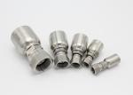 JIC Female 74 Degree High Pressure Hydraulic Hose Fittings 316 Stainless Steel