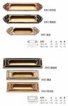 OEM Long Fancy Hardware Pull Handles American Style Brass Door Handle