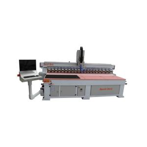 China Panel Sound Absorbing Akupanel Decoration Wall Acoustic Wood Panel Slats Nailing Machine factory