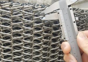 China Anticorrosion Wire Mesh Conveyor Belt 15-25mpa Tensile Strength Length 1m-100m factory