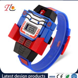 China Popular customized promotion watch for children and adults cool cute Transformers children's watch fashion watches factory